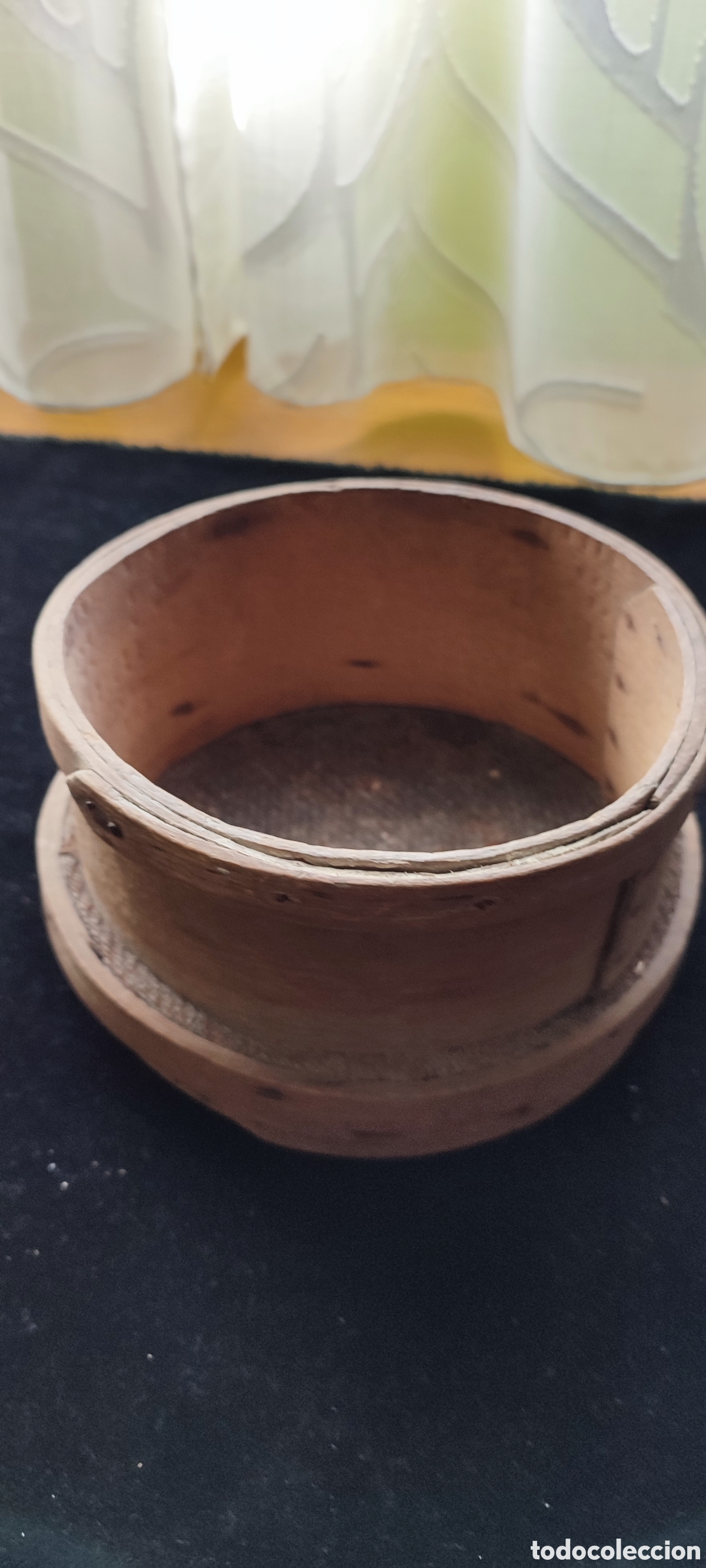 Antig&uuml;edades: Antiguo tamiz de harina de 17 cm de ancho