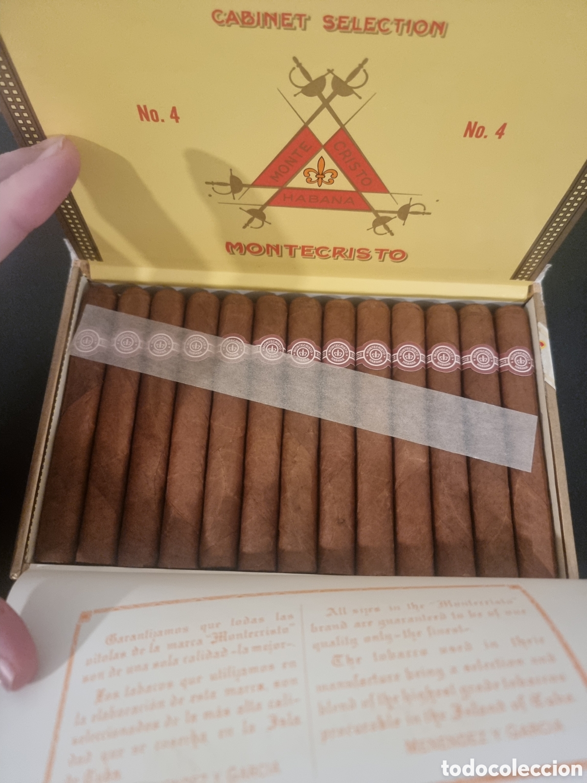 Antig&uuml;edades: CAJAS DE PUROS Montecristo N&deg;4 y N&deg;5