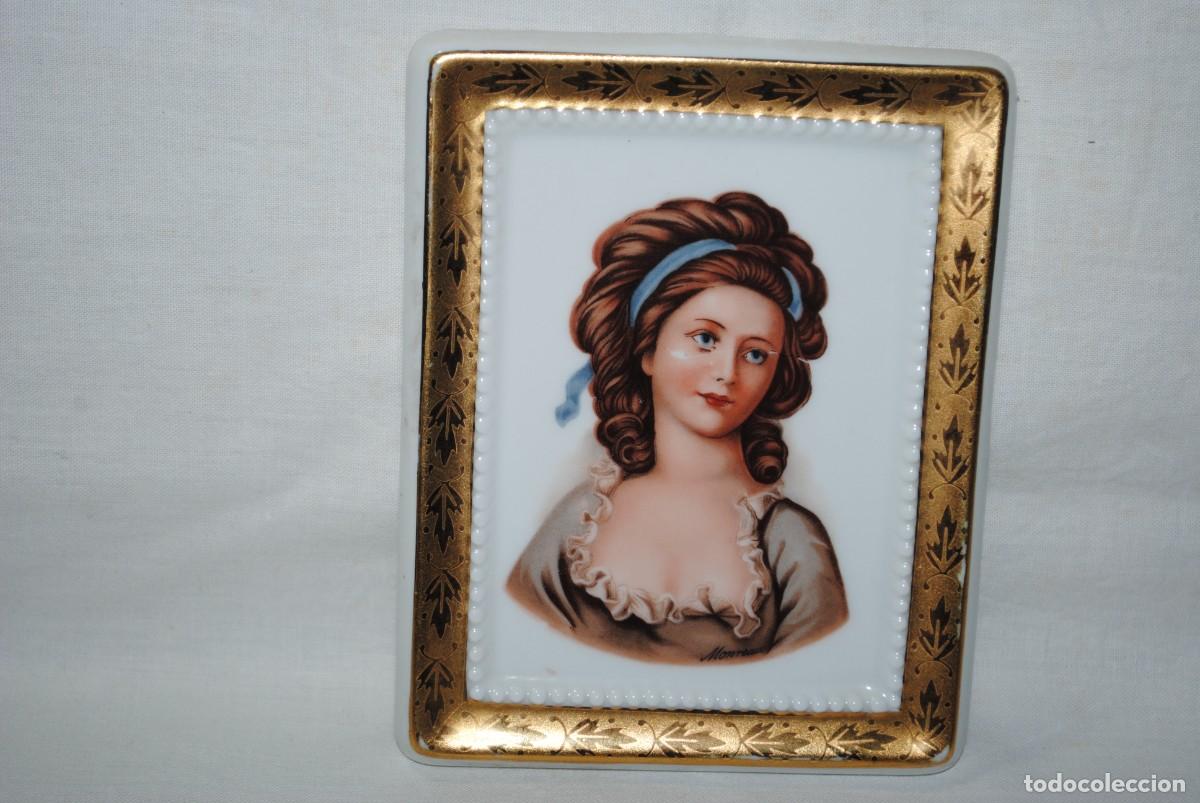 Antig&uuml;edades: CUADRITO DE PORCELANAS GUILLEN