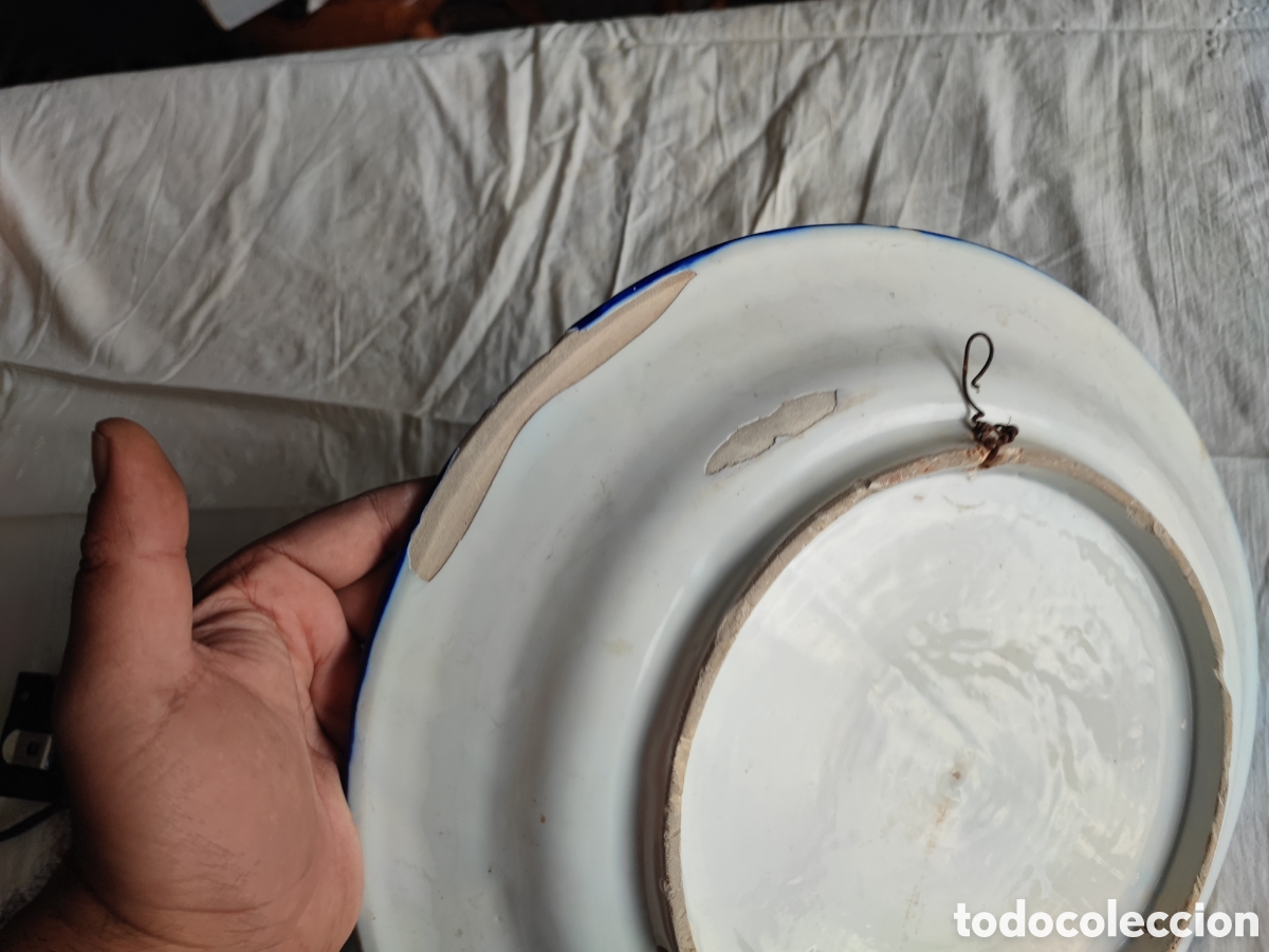 Antig&uuml;edades: ANTIGUO PLATO DE MANISES - Foto 4