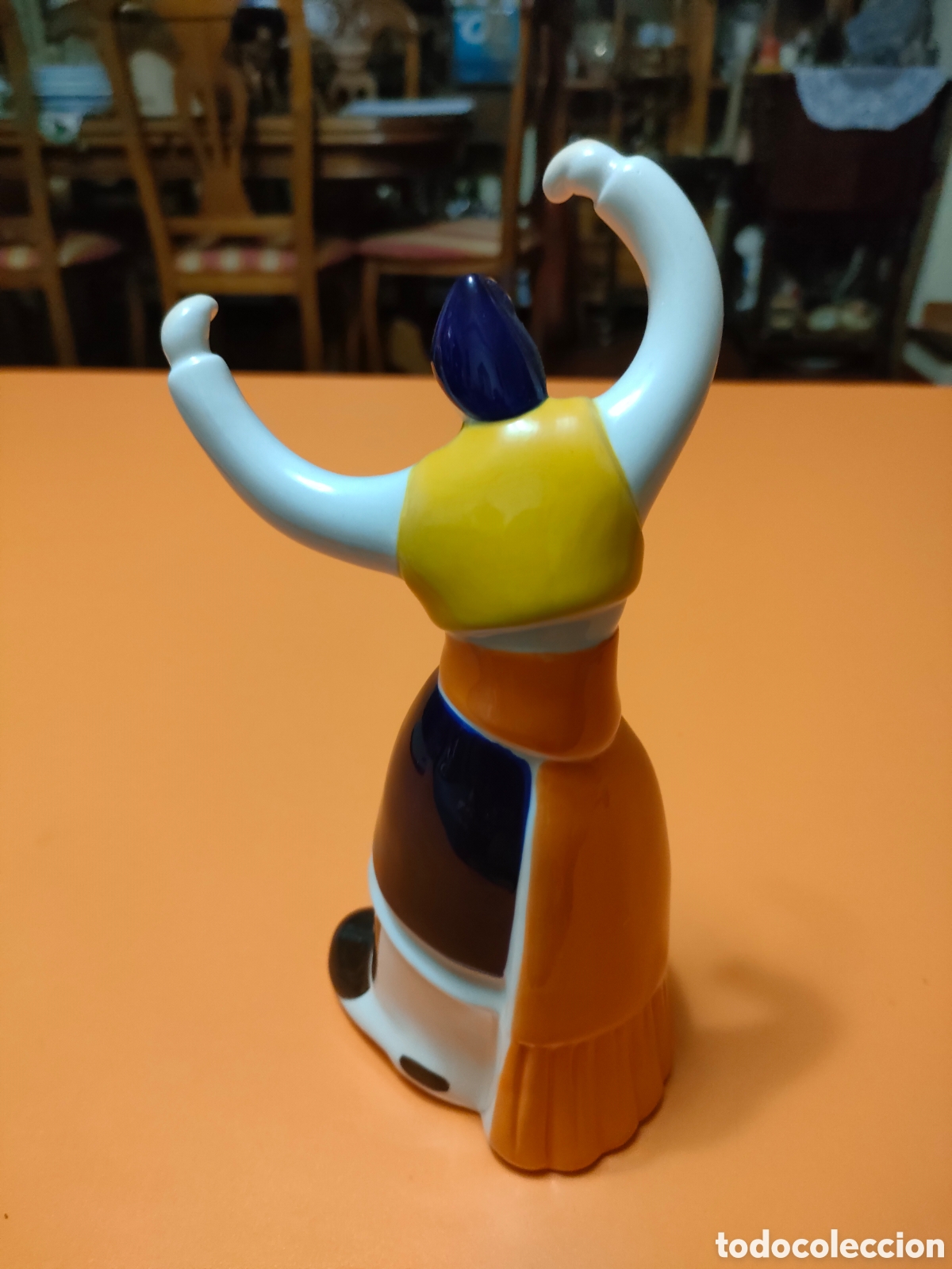 Antig&uuml;edades: Figura de mu&ntilde;eiro de Galos a&ntilde;o 1998 - Foto 2