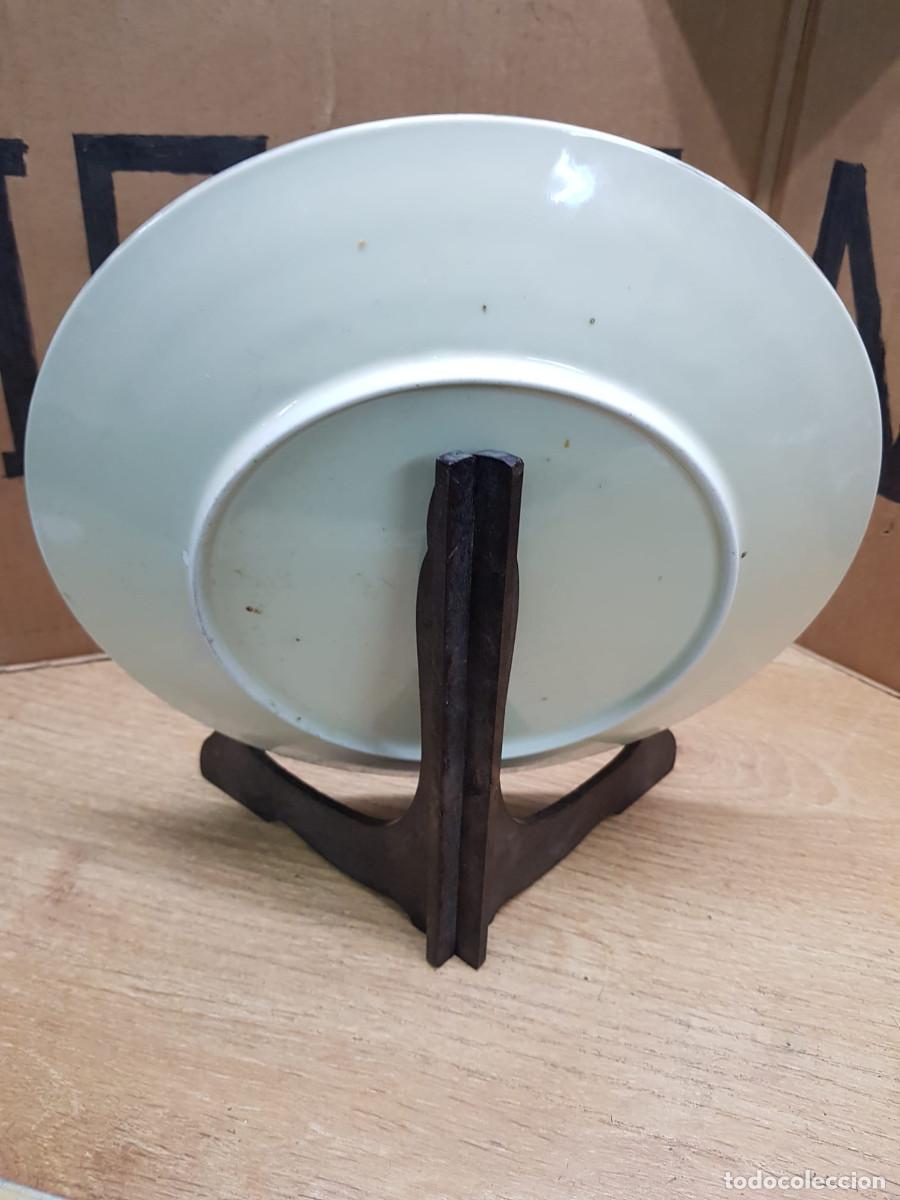 Antig&uuml;edades: ANTIGUO PLATO CON BASE-DIAMERO 25 CM - Foto 3