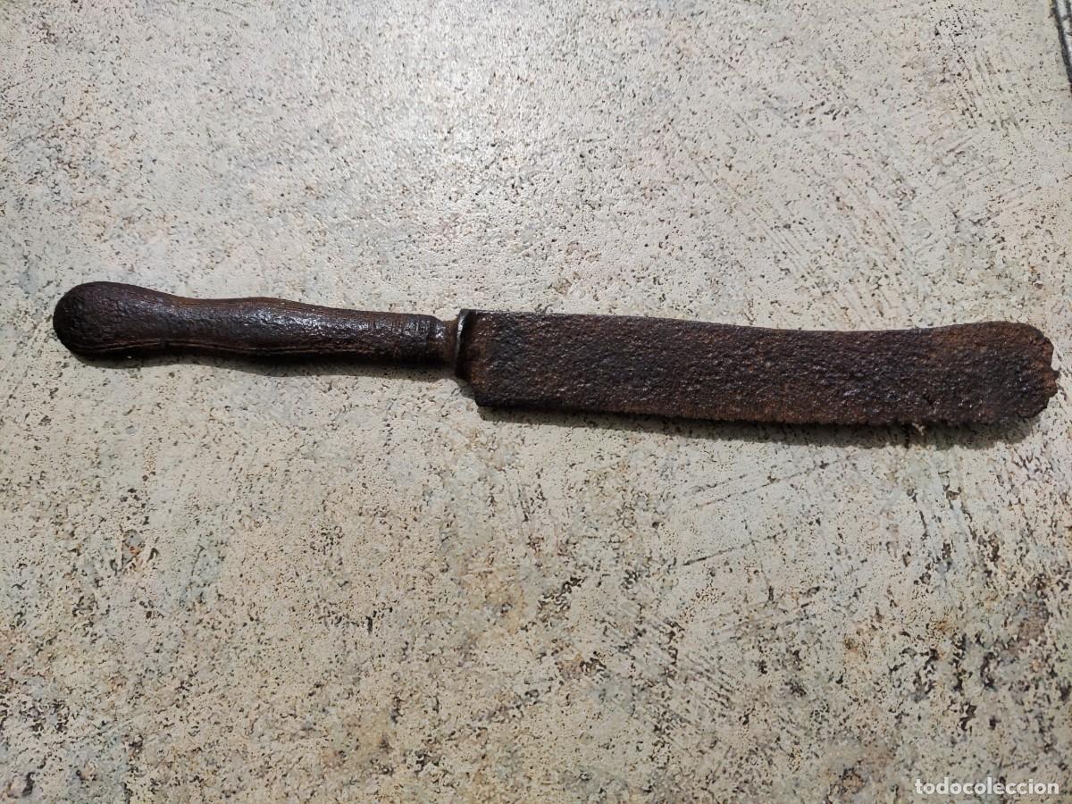 Antig&uuml;edades: ANTIGUO CUCHILLO DE FORJA,CON MARCA. - Foto 4