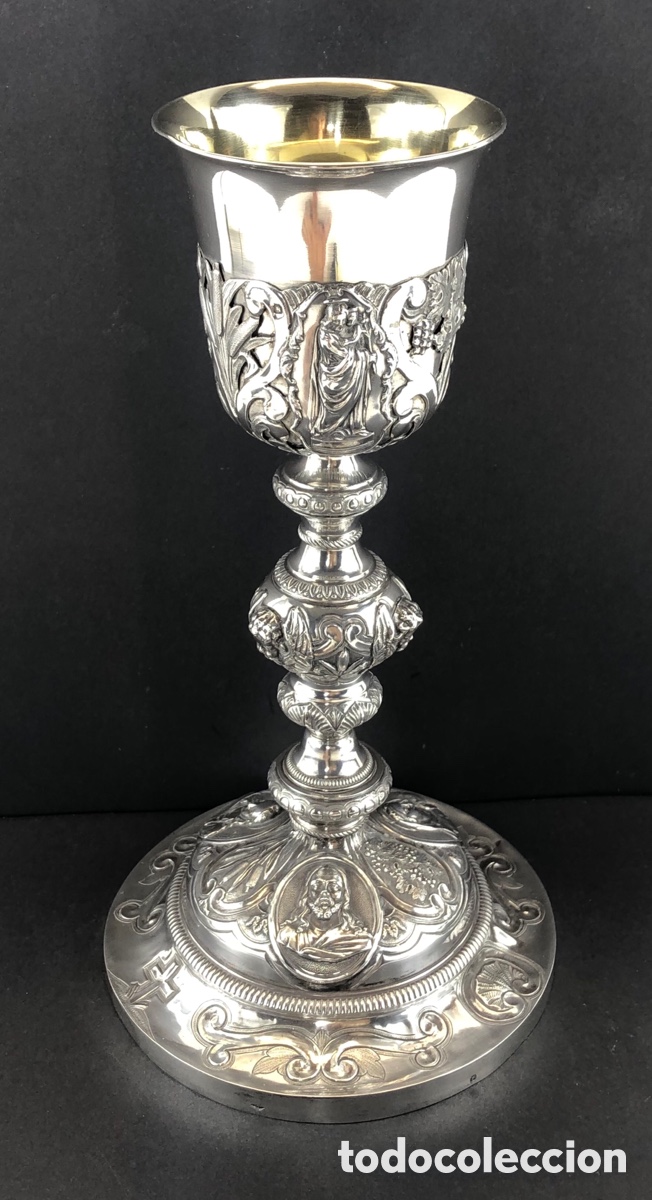 Antig&uuml;edades: Antiguo C&aacute;liz de plata Jean Pierre Montagny 1789-1862