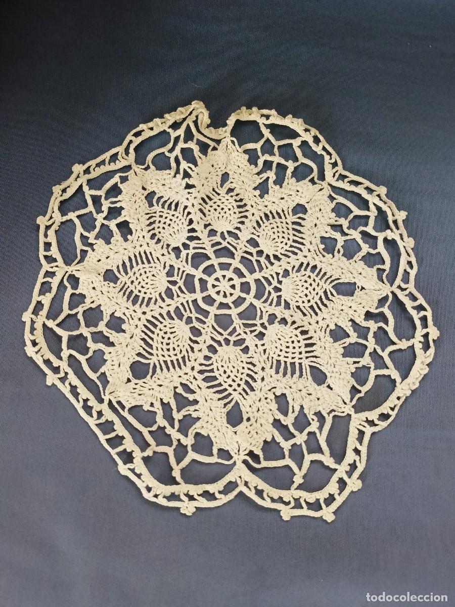 Antiques: Tapete ganchillo hecho a mano