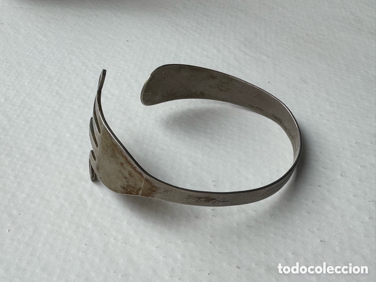 Antig&uuml;edades: Tenedor pulsera de plata