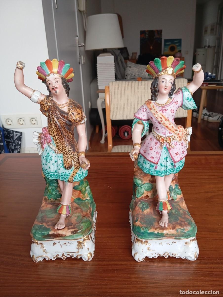 Antig&uuml;edades: PAREJA DE JARRONES FRANCESES ANTIGUOS