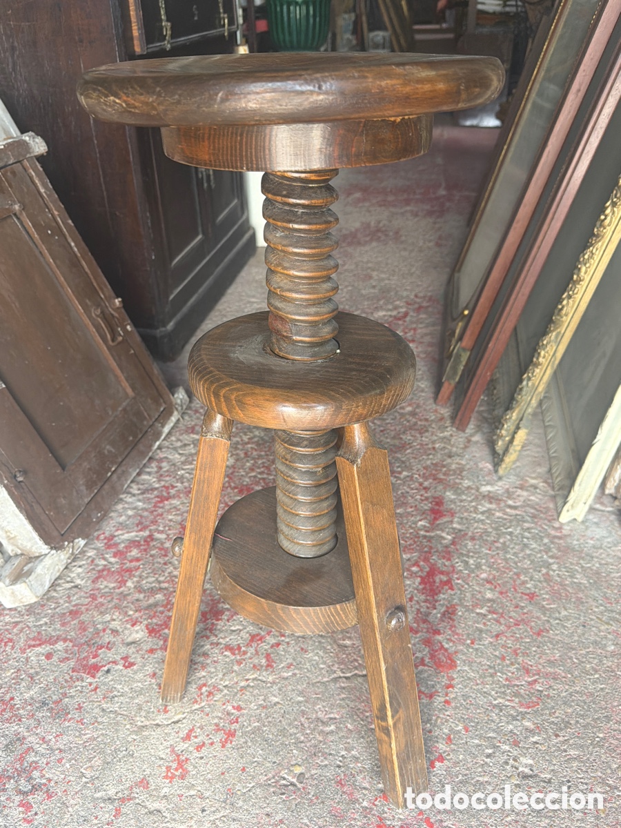 Antig&uuml;edades: Banco de tornillo antiguo