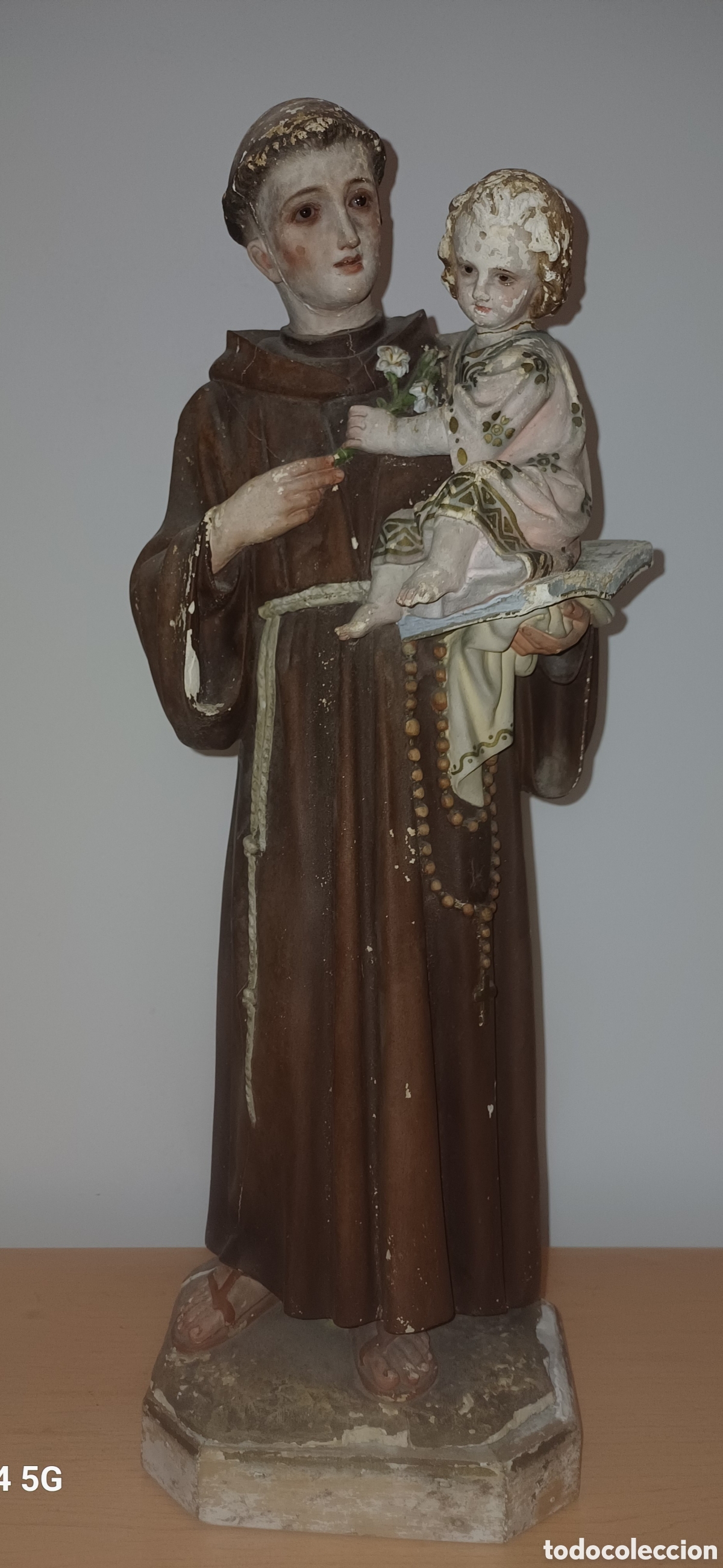Antig&uuml;edades: SAN ANTONIO DE PADUA 50 CM OLOT