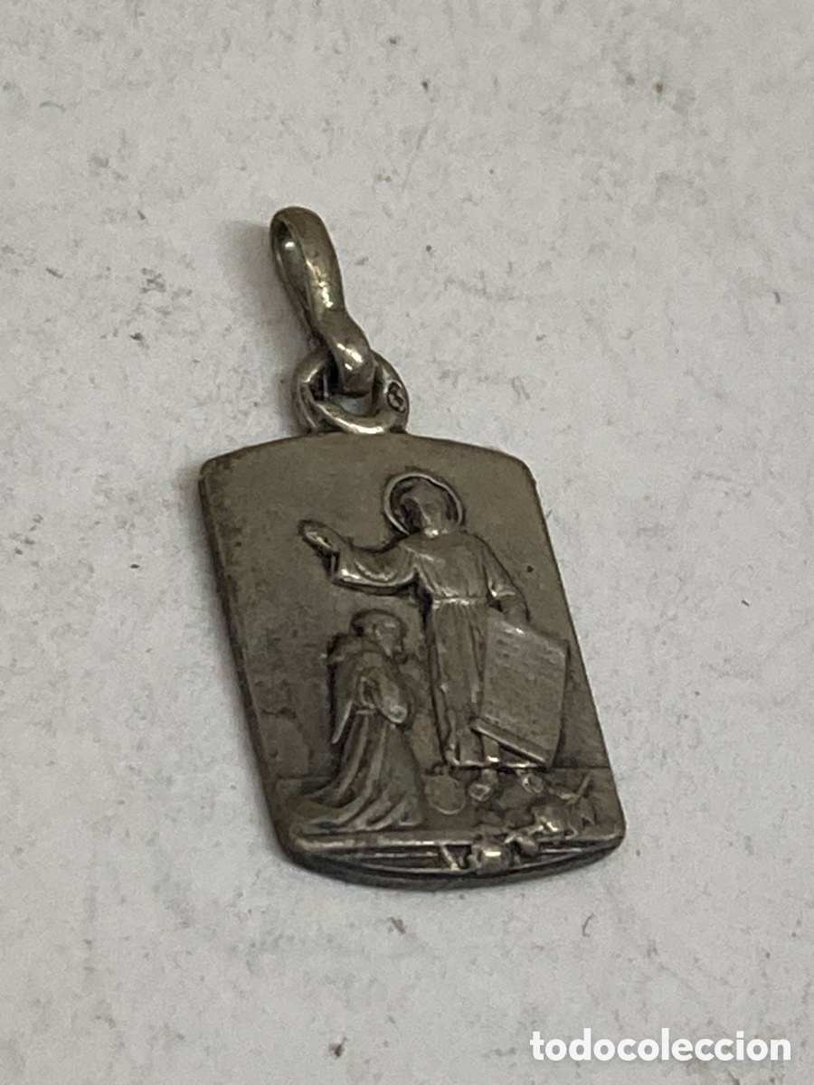 Antig&uuml;edades: Medalla de plata religiosa C582 - Foto 1