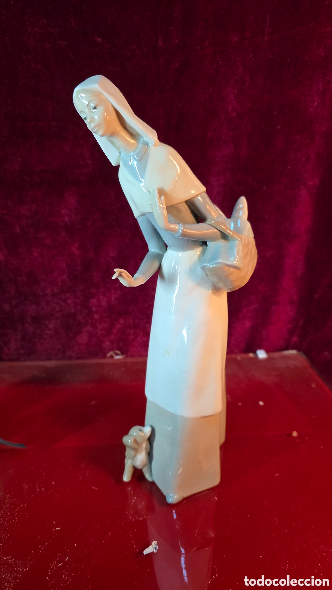 Antig&uuml;edades: Figura porcelana lladro