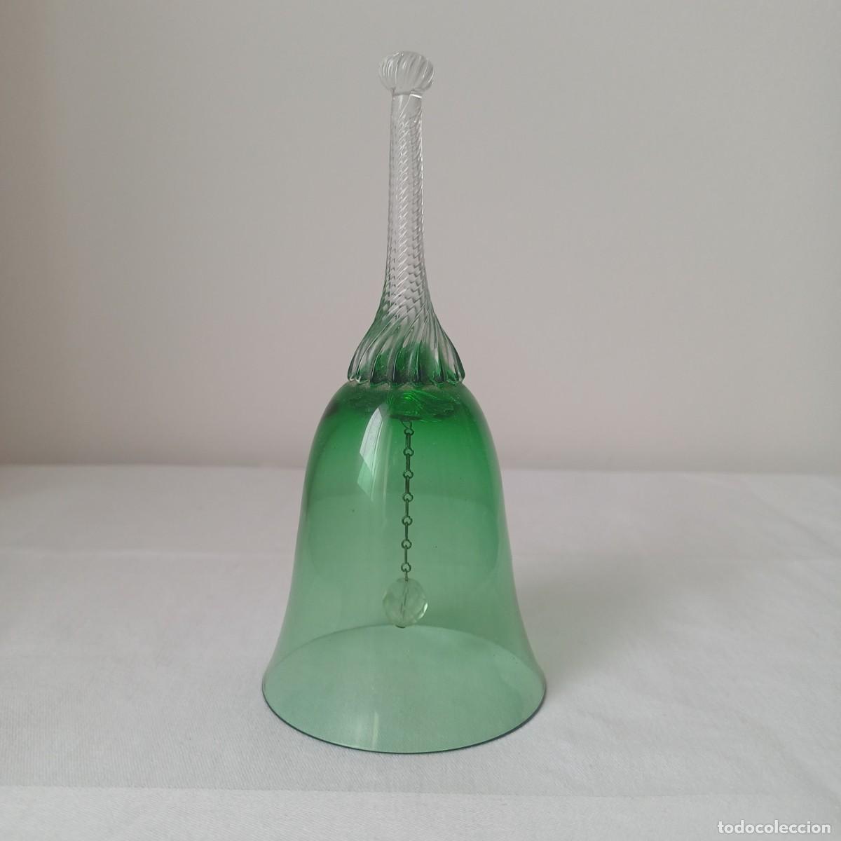 Antig&uuml;edades: Vintage Czechoslovakian Hand Blown Glass Bell