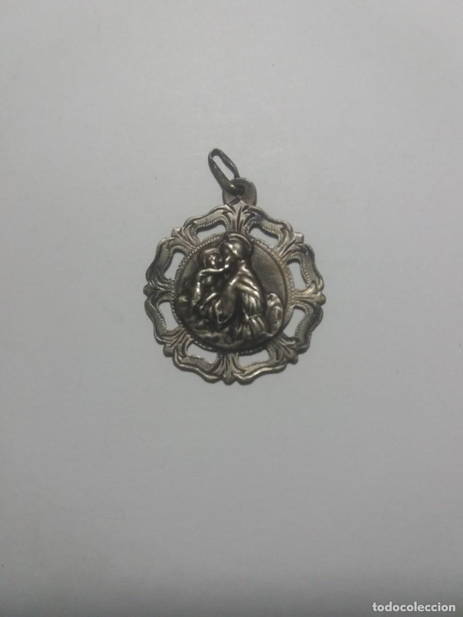 Antig&uuml;edades: Medalla Religiosa SAN ANTONIO DE PADUA -plata -
