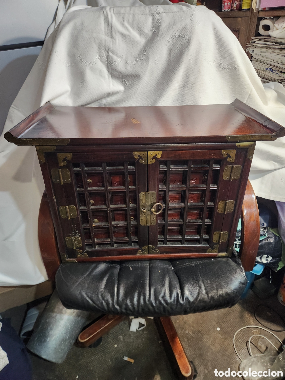 Antig&uuml;edades: Mueble Cajonera oriental Boticario Antiguo