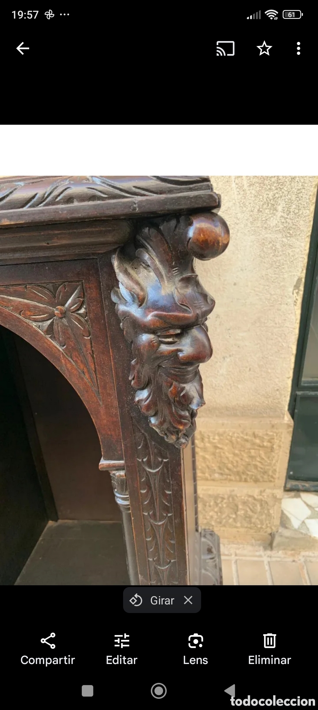Antig&uuml;edades: MUEBLE ANTIGUO TALLADO - Foto 4