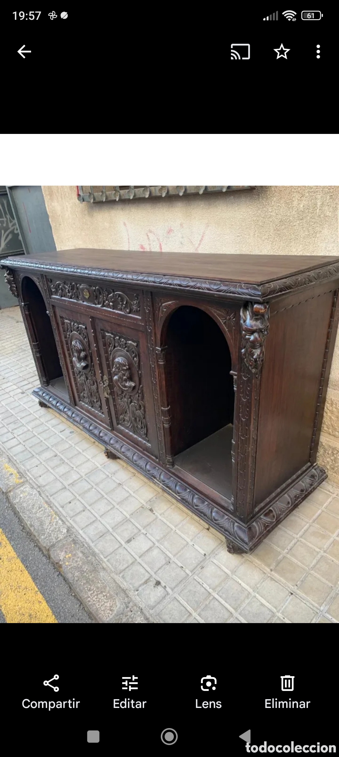 Antig&uuml;edades: MUEBLE ANTIGUO TALLADO