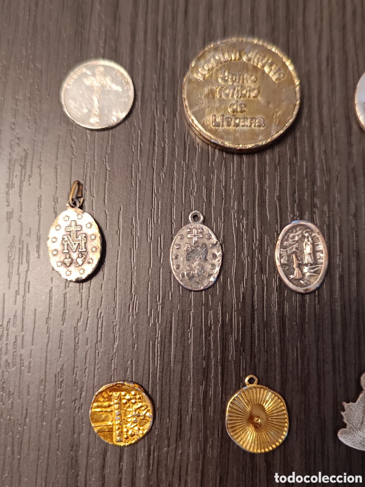 Antig&uuml;edades: Lote 12 Objetos Art&iacute;culos Eclesi&aacute;sticos - Foto 6
