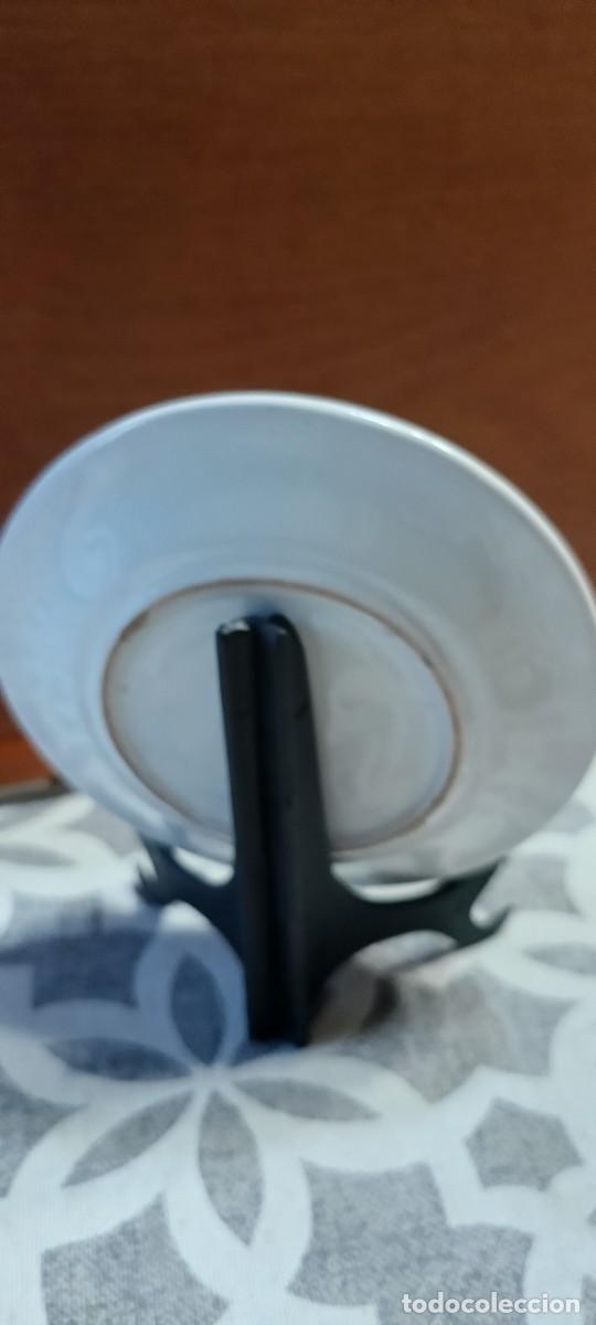 Antig&uuml;edades: Plato porcelana con refran - Foto 2