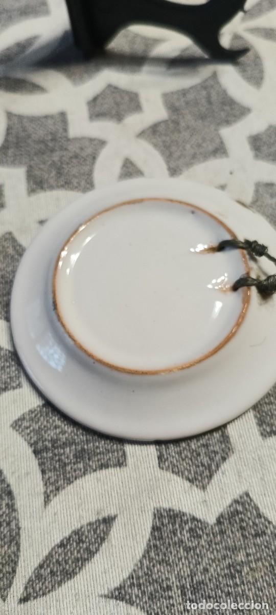 Antig&uuml;edades: Plato de porcelana con refran - Foto 2