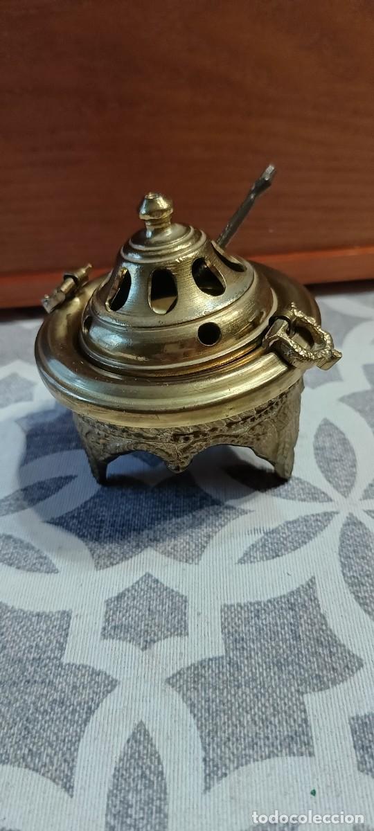 Antig&uuml;edades: Brasero de bronce antiguo - Foto 2