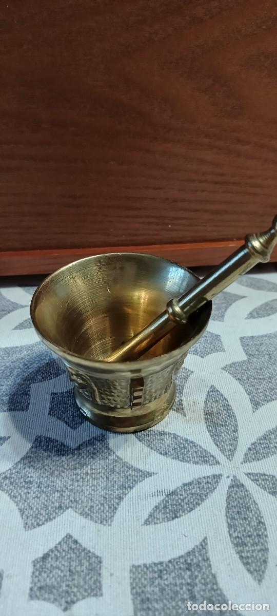 Almirez de bronce antiguo muy bonito