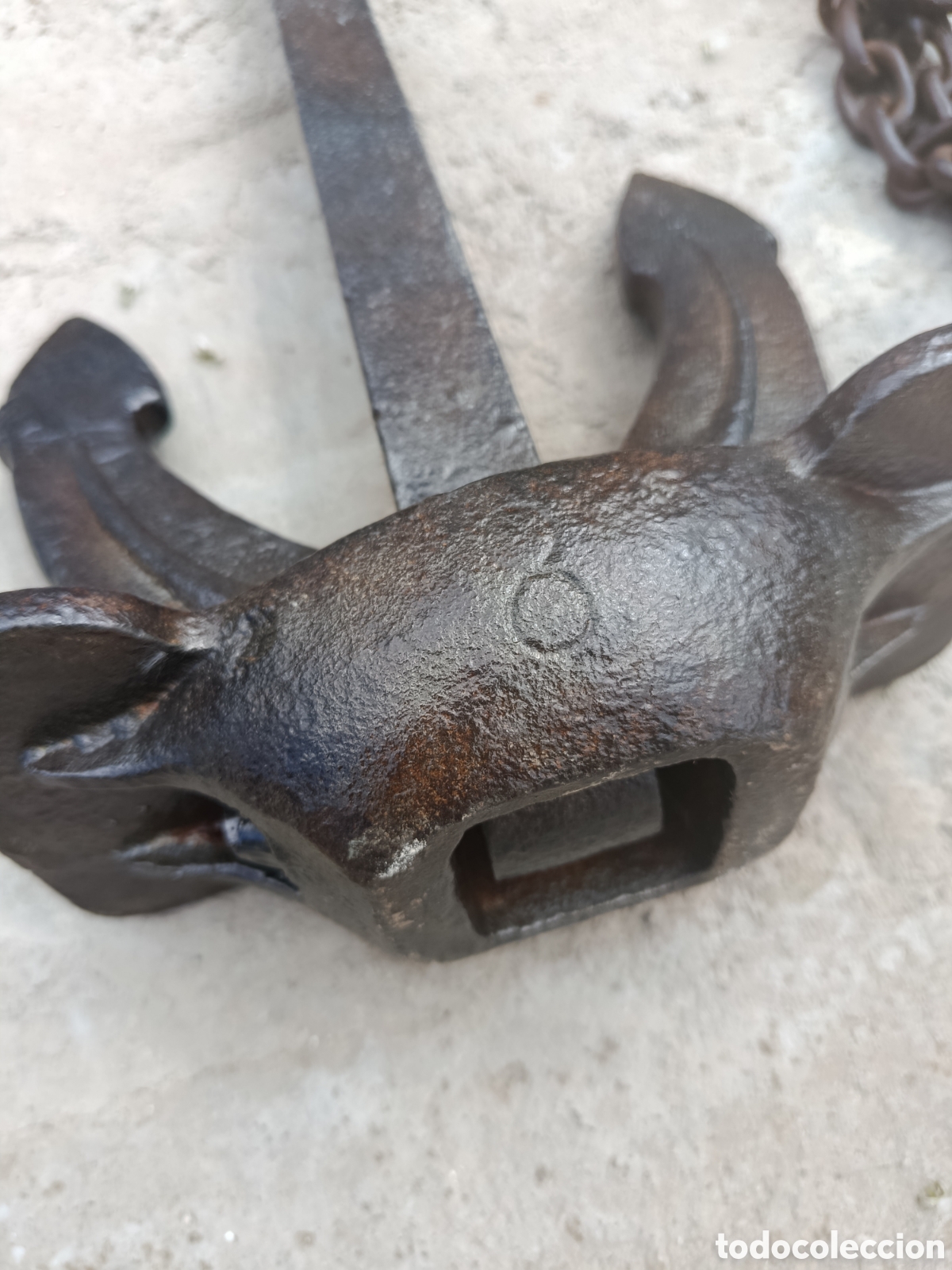 Antig&uuml;edades: Ancla antig&uuml;o de barco - Foto 2