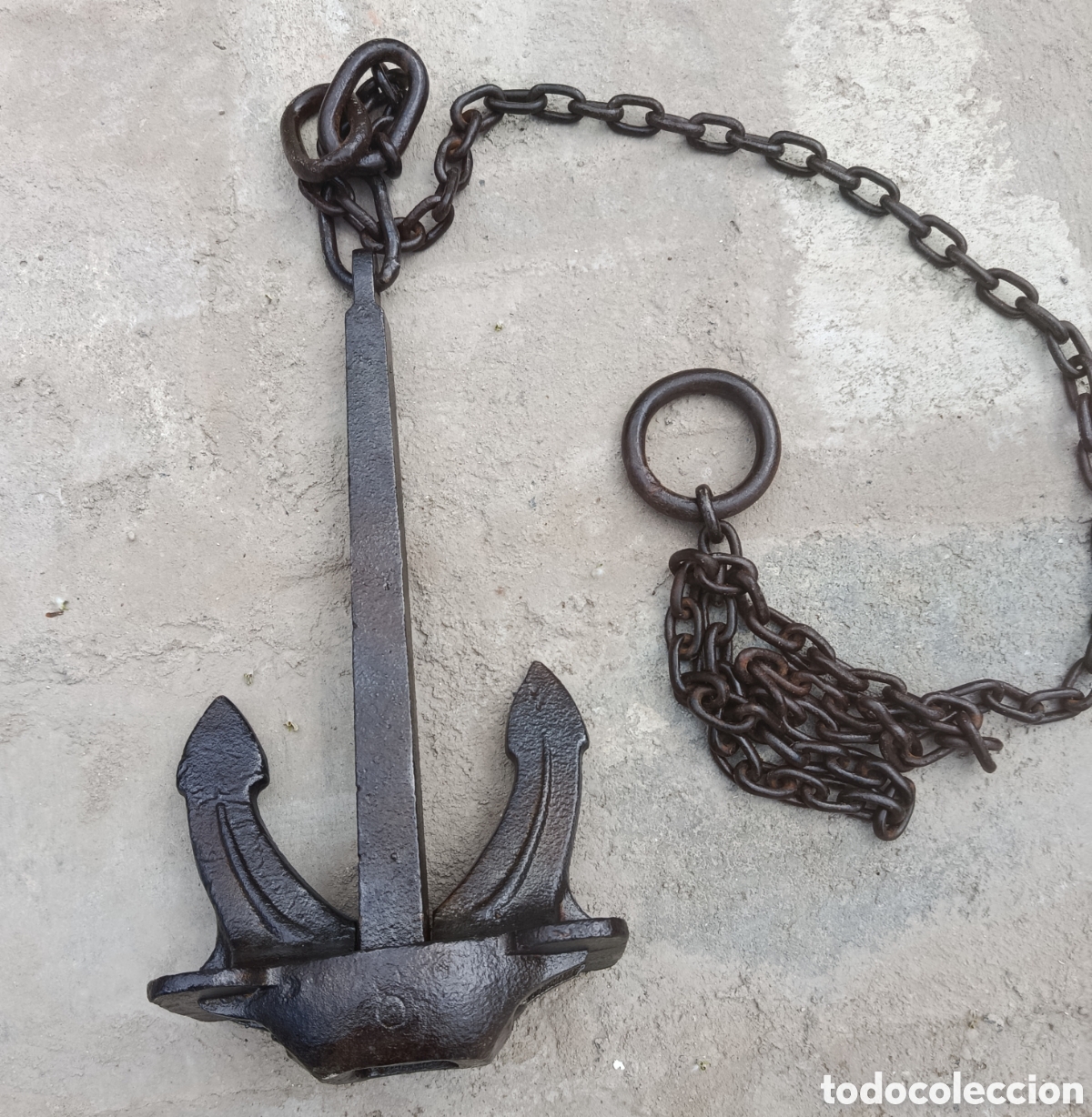 Antig&uuml;edades: Ancla antig&uuml;o de barco - Foto 4