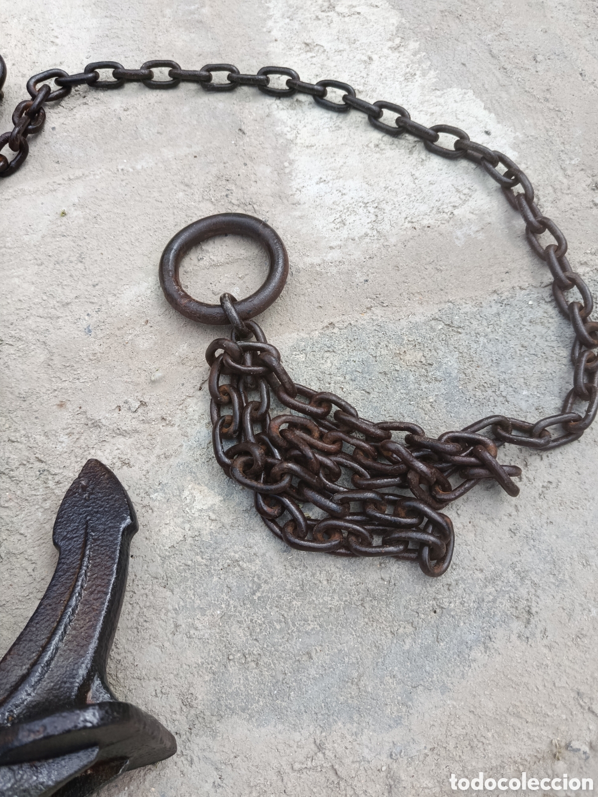 Antig&uuml;edades: Ancla antig&uuml;o de barco - Foto 5