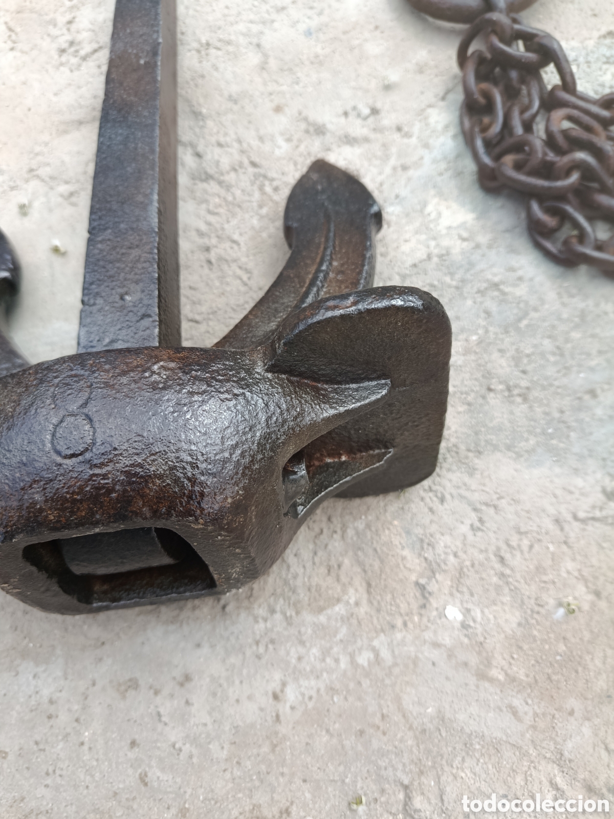Antig&uuml;edades: Ancla antig&uuml;o de barco - Foto 6