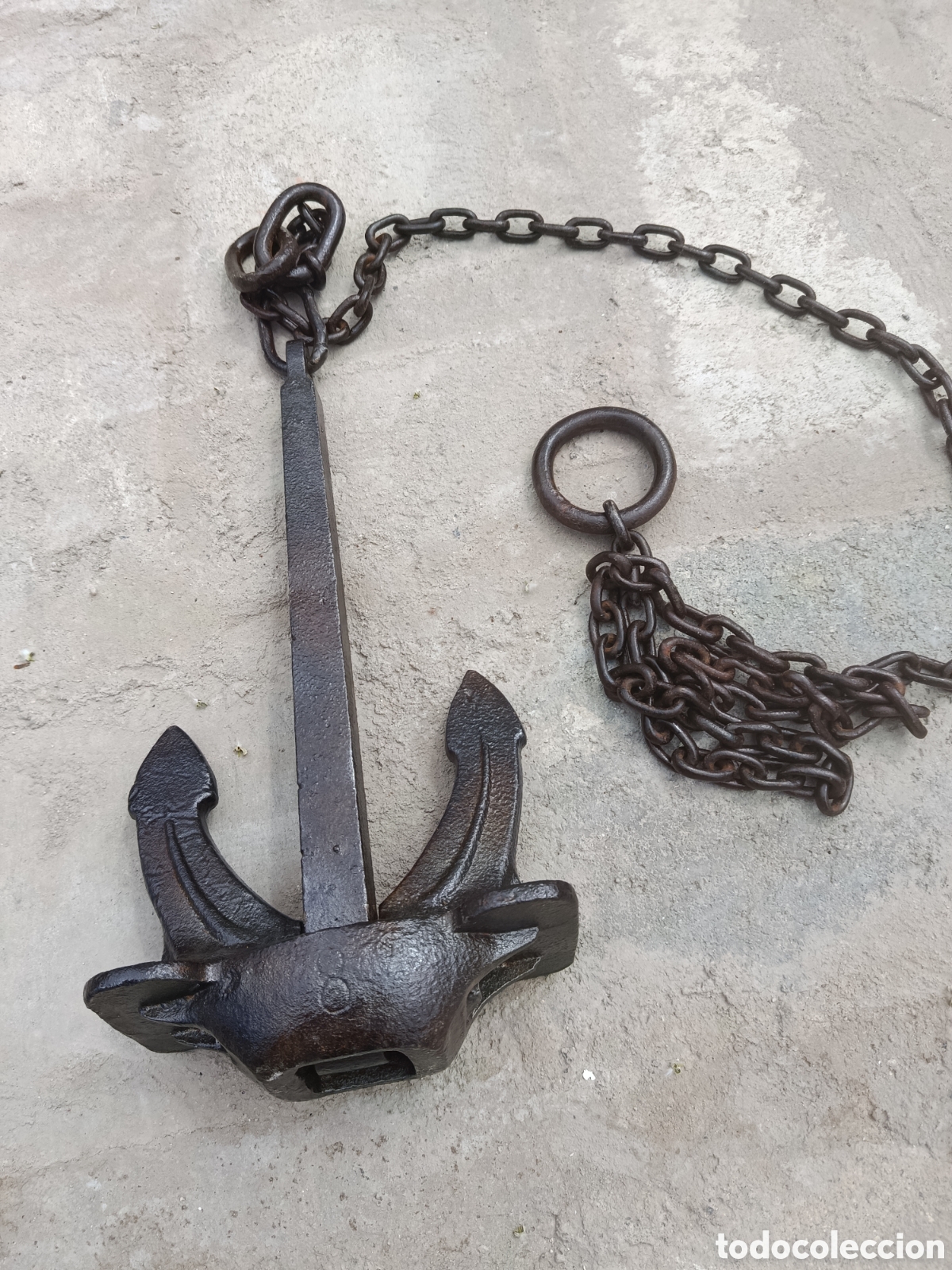 Antig&uuml;edades: Ancla antig&uuml;o de barco