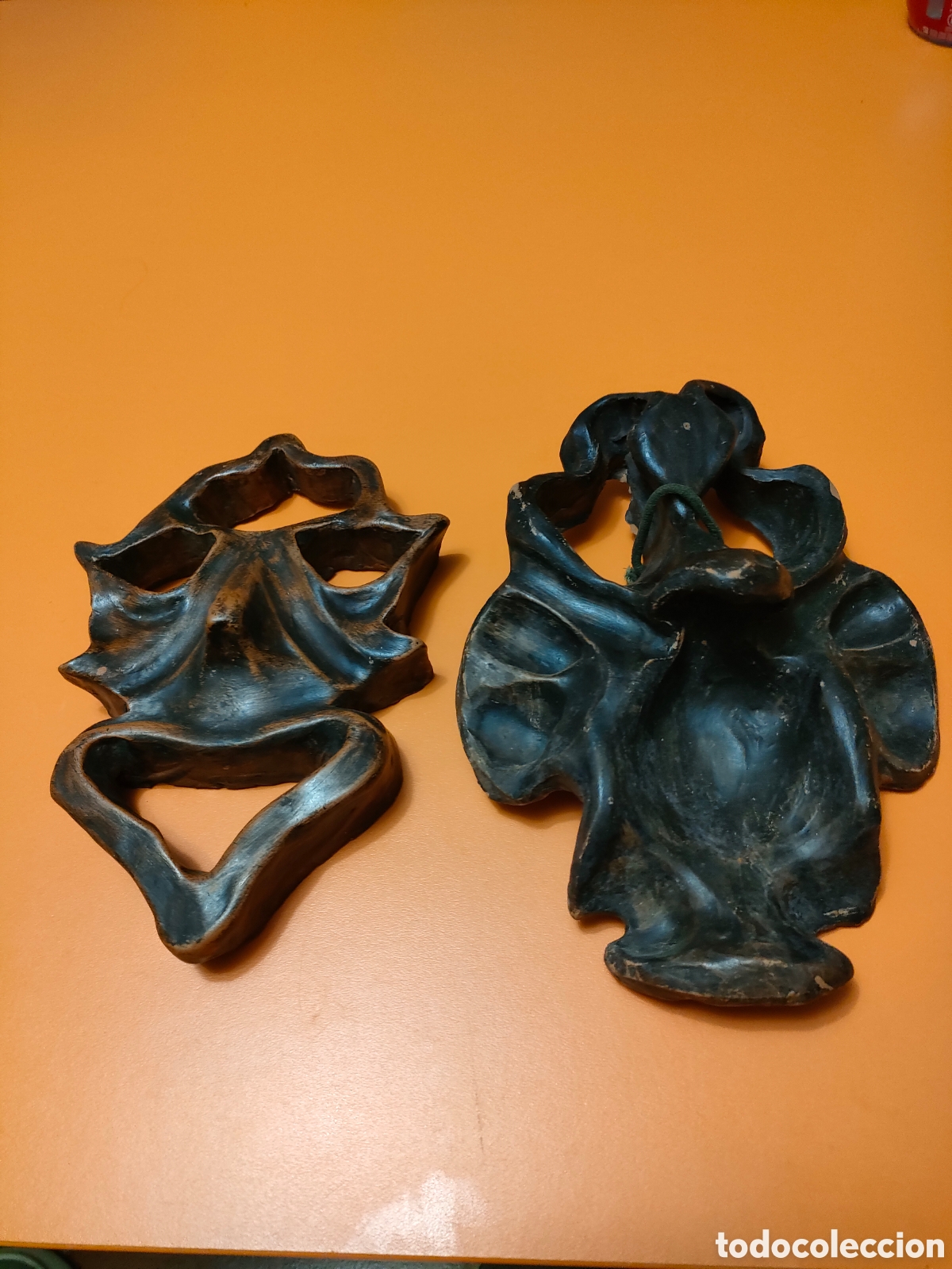 Antig&uuml;edades: Mascaras antropomorfas de la felicidad y la tristeza