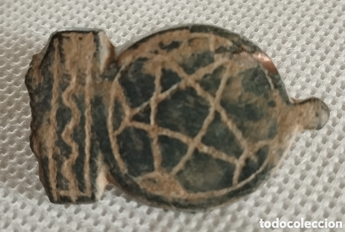 Antig&uuml;edades: Hebilla de bronce hispano &aacute;rabe estrella de David - Foto 2