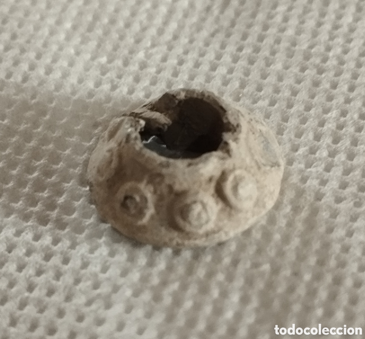 Antig&uuml;edades: Cuenta de plomo romana
