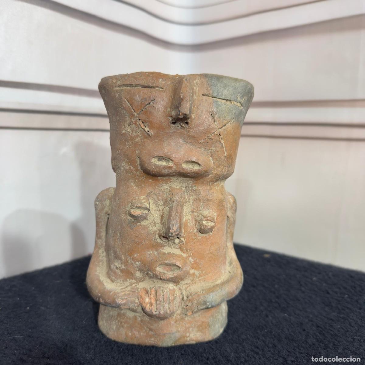 Antig&uuml;edades: Figura antigua de terracota