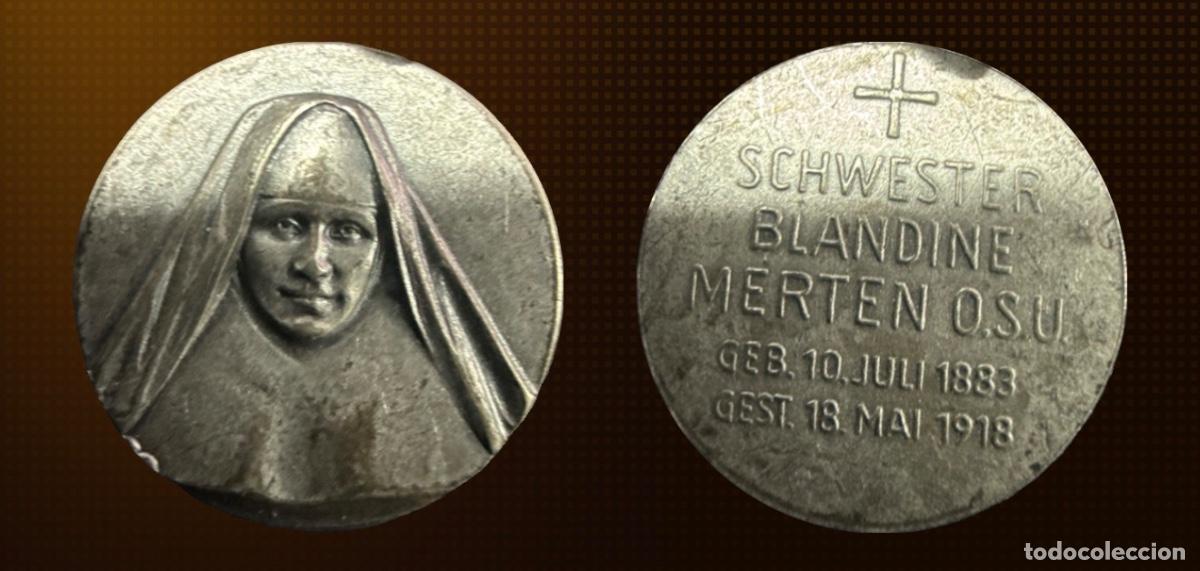 Antig&uuml;edades: ✝️ Medalla Religiosa Alemana Schwester Blandine Merten O.S.U. ✝️