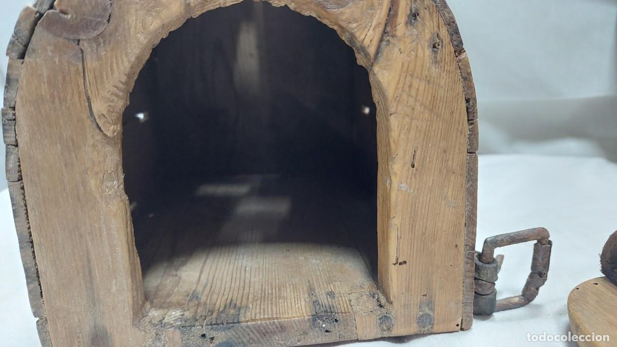 Antig&uuml;edades: Antigua huronera de madera - Foto 6