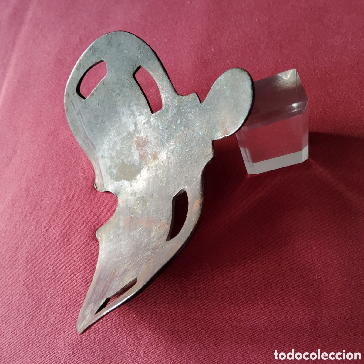 Antig&uuml;edades: ANTIGUA MUSEROLA DE BRONCE PARA CABALLO - Foto 6