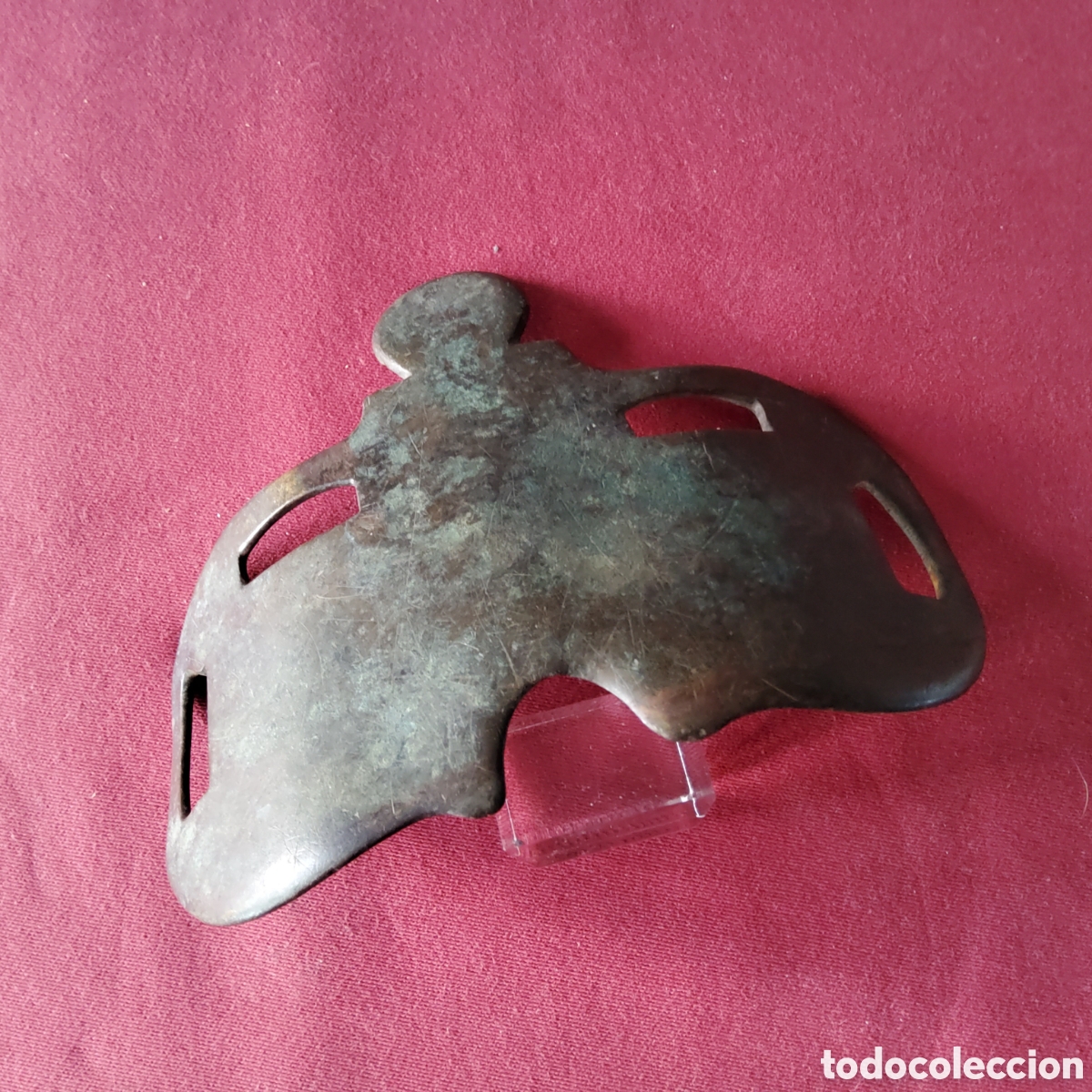 Antig&uuml;edades: ANTIGUA MUSEROLA DE BRONCE PARA CABALLO - Foto 7