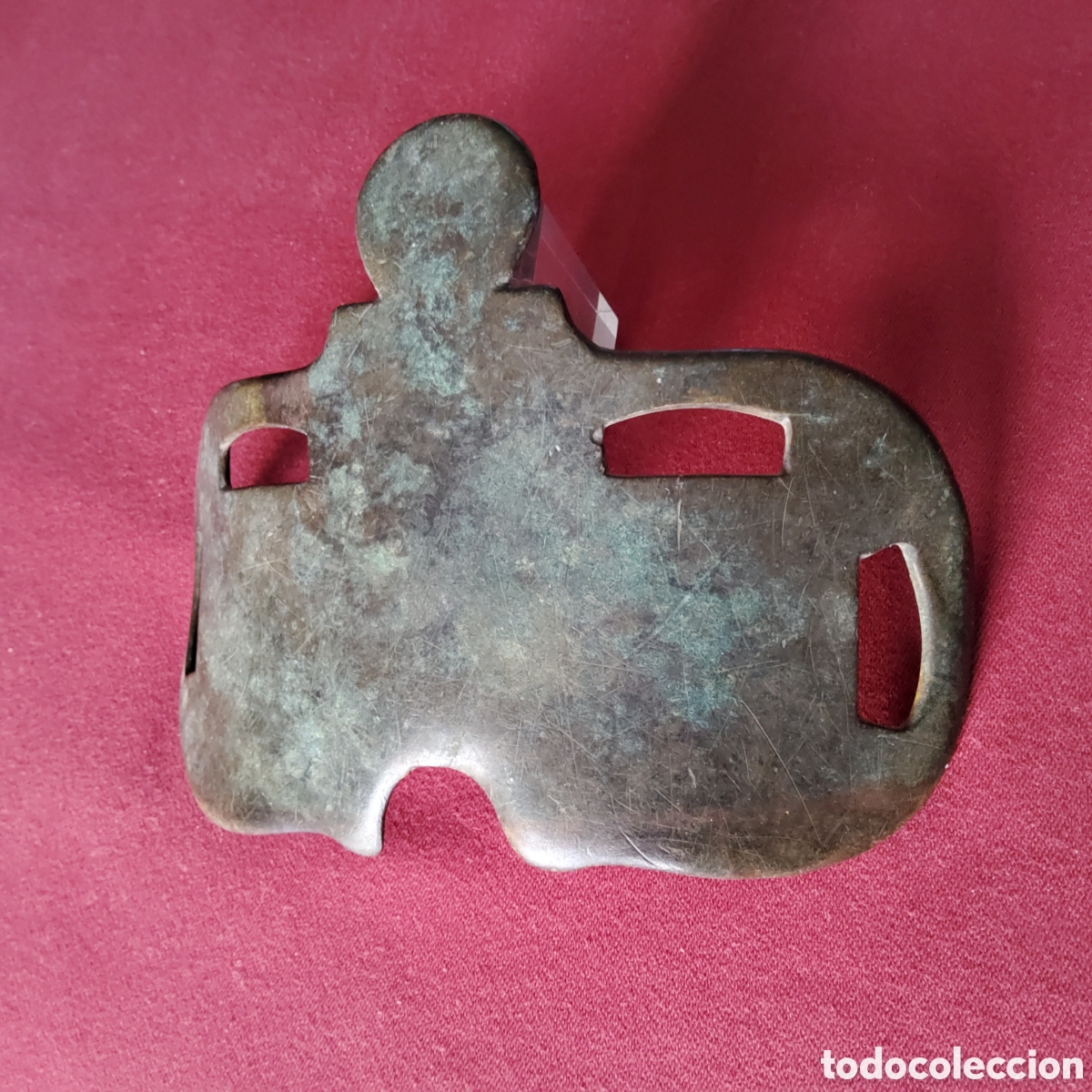Antig&uuml;edades: ANTIGUA MUSEROLA DE BRONCE PARA CABALLO - Foto 8