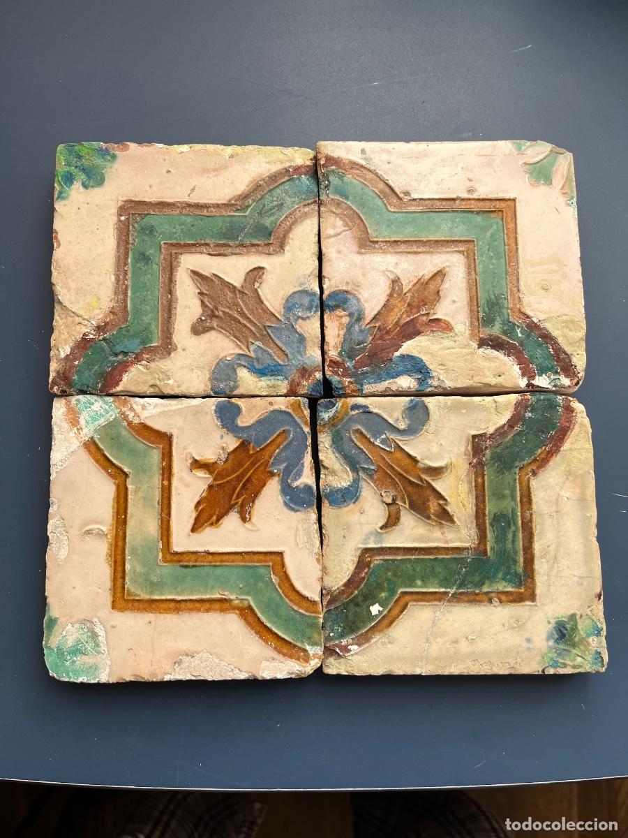 Antig&uuml;edades: CUADRO AZULEJOS SIGLO XVI
