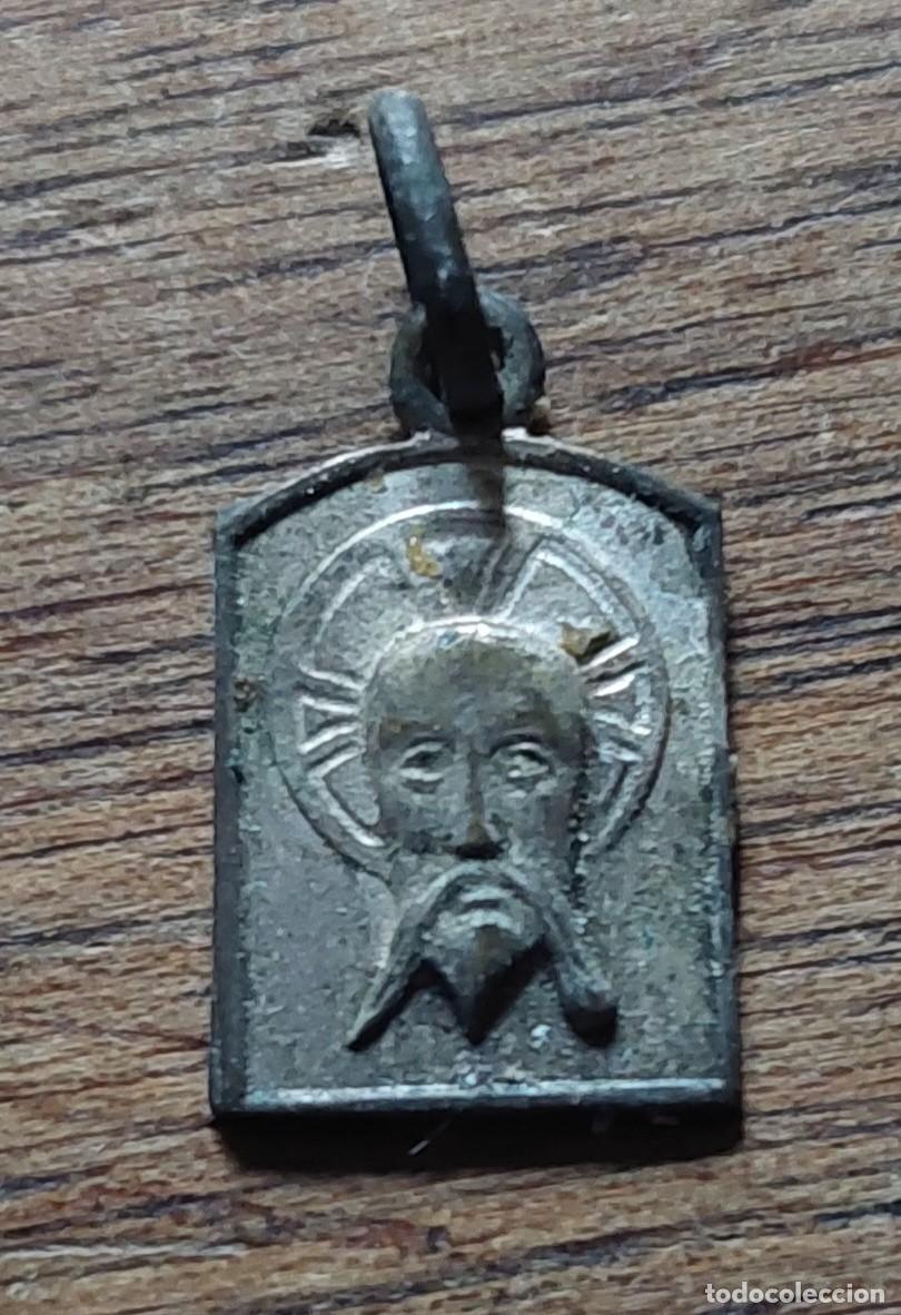 Antig&uuml;edades: Antigua medalla Santo Rostro en Plata
