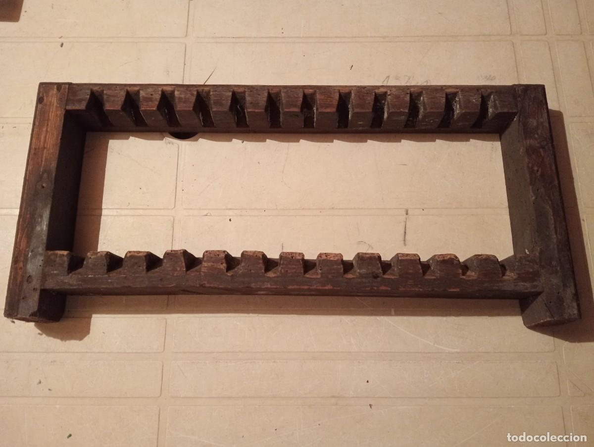 Antig&uuml;edades: PLATERO PLATERA MUY ANTIGUO DE MADERA