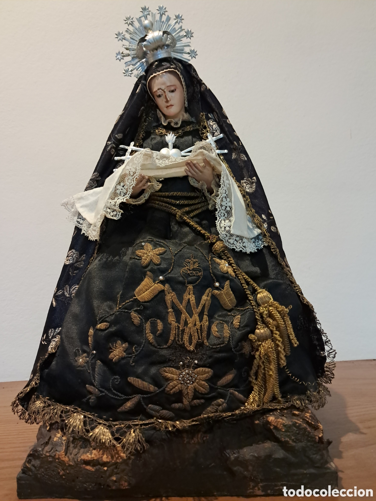 Antig&uuml;edades: Verge dels Dolors Cap i pota 40Cm