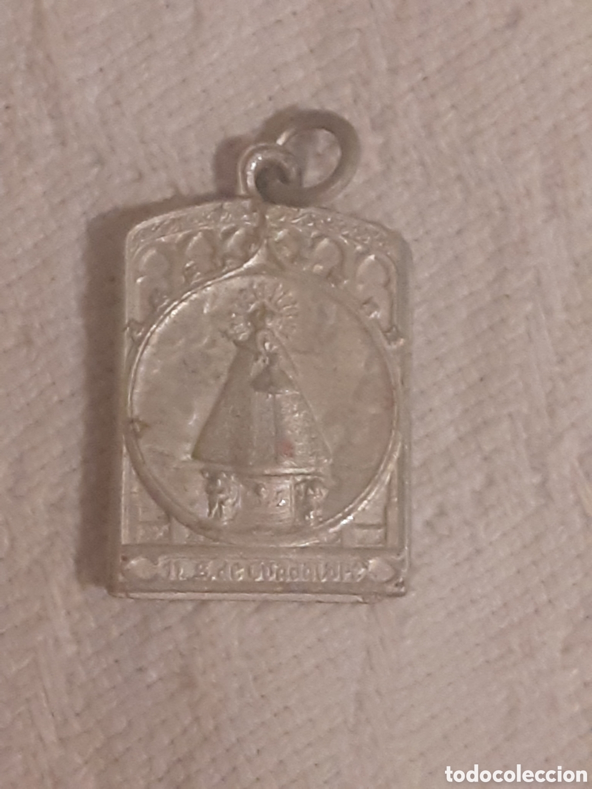 Antig&uuml;edades: ANTIGUA MEDALLA NIQUEL NUESTRA SE&Ntilde;ORA DE GUADALUPE. HACIA 1910. REVERSO LISO