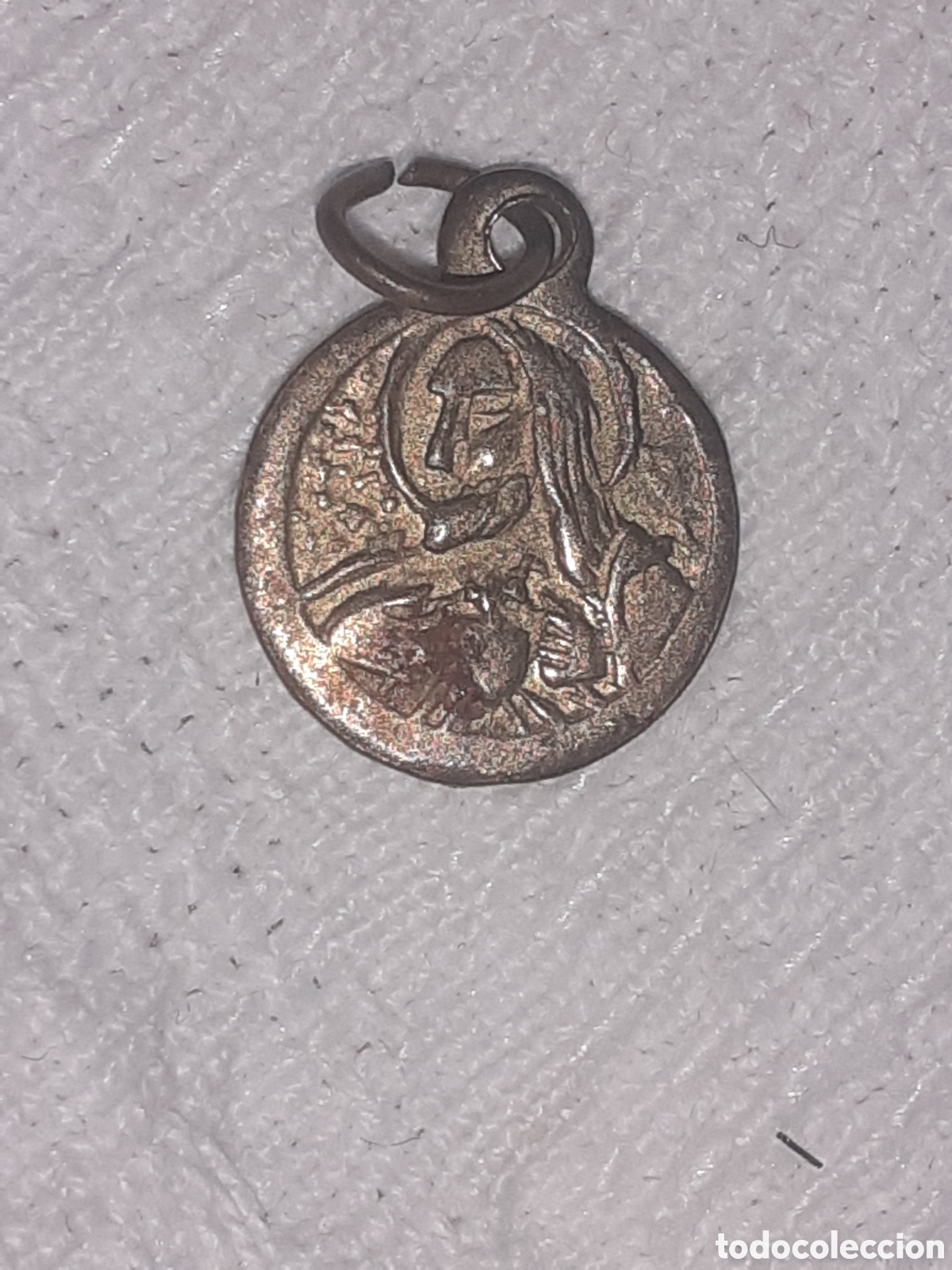 Antig&uuml;edades: MUY ANTIGUA MEDALLA RELIGIOSA. JESUCRISTO. PPIOS S. XX. 1 CM DIAMETRO. REVERSO LISO