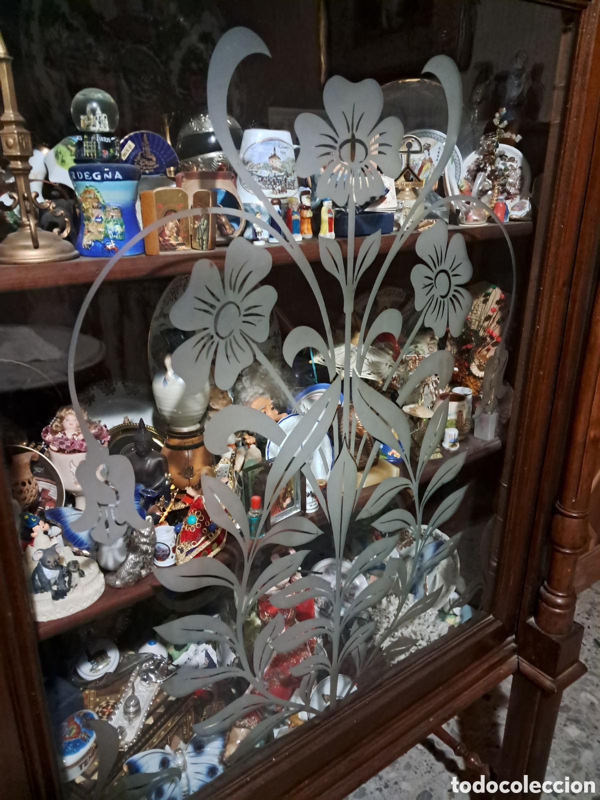 Antig&uuml;edades: Vitrina antiga Isabelina - Foto 5