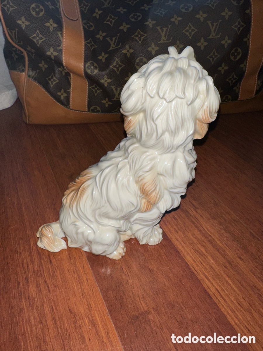 Antig&uuml;edades: Perro de porcelana de Algora - Foto 2