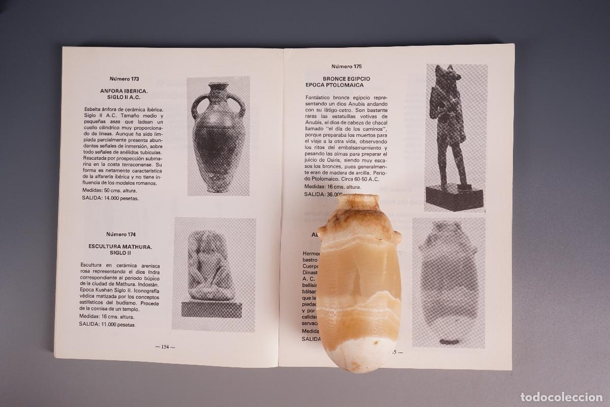 Antig&uuml;edades: Alabastr&oacute;n Egipcio con documentaci&oacute;n - Foto 15