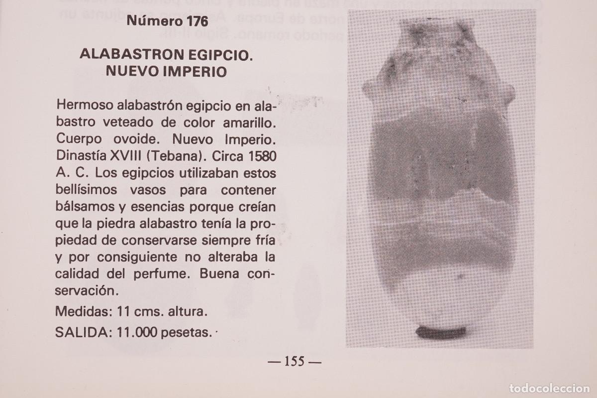 Antig&uuml;edades: Alabastr&oacute;n Egipcio con documentaci&oacute;n - Foto 21