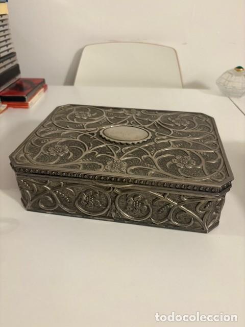 Antig&uuml;edades: CAJA JOYERO GODINGER USA / SILVER PLATED A&Ntilde;OS 30/40